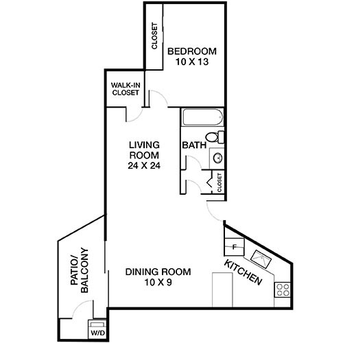 Floorplan - The Bluffs at Pacifica Apartments