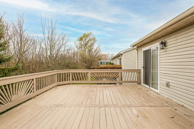 large deck over ravine - 746 Hilltop Ln