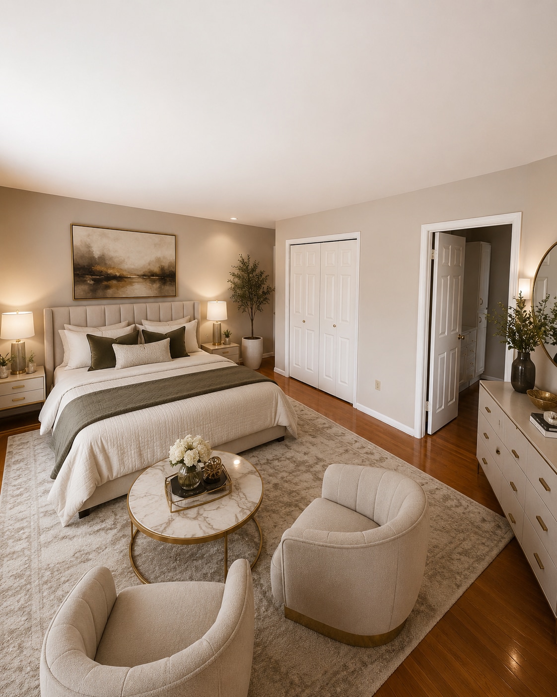 Master Bedroom (furnished) - 212 Dauntly St