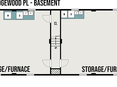Basement layout - 822 Edgewood Pl