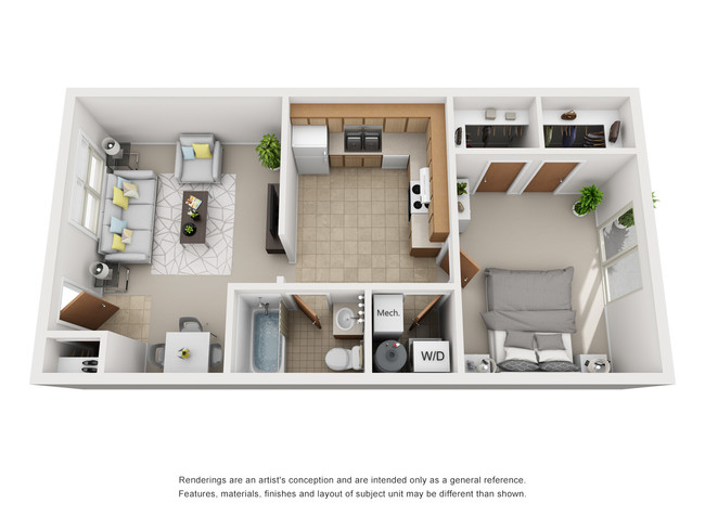 Floorplan - Regency Court Apartments