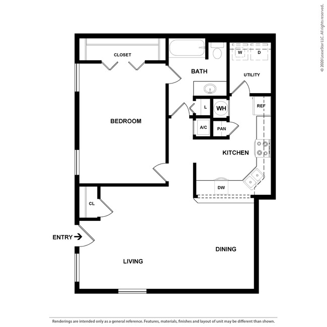 Floorplan - Castle Terrace Apartments