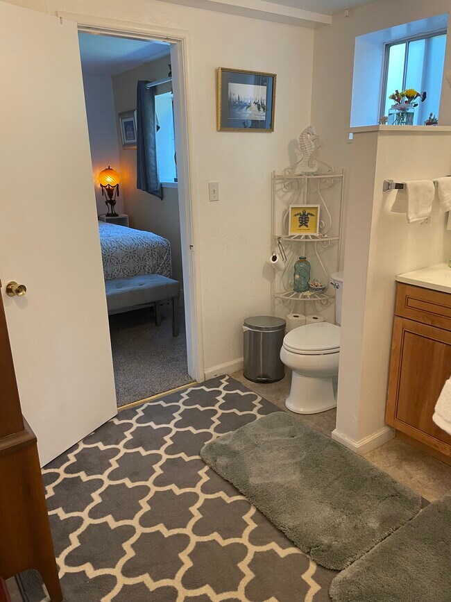 New vanity, door to BR #1. Bathroom - 27 Graceland Dr