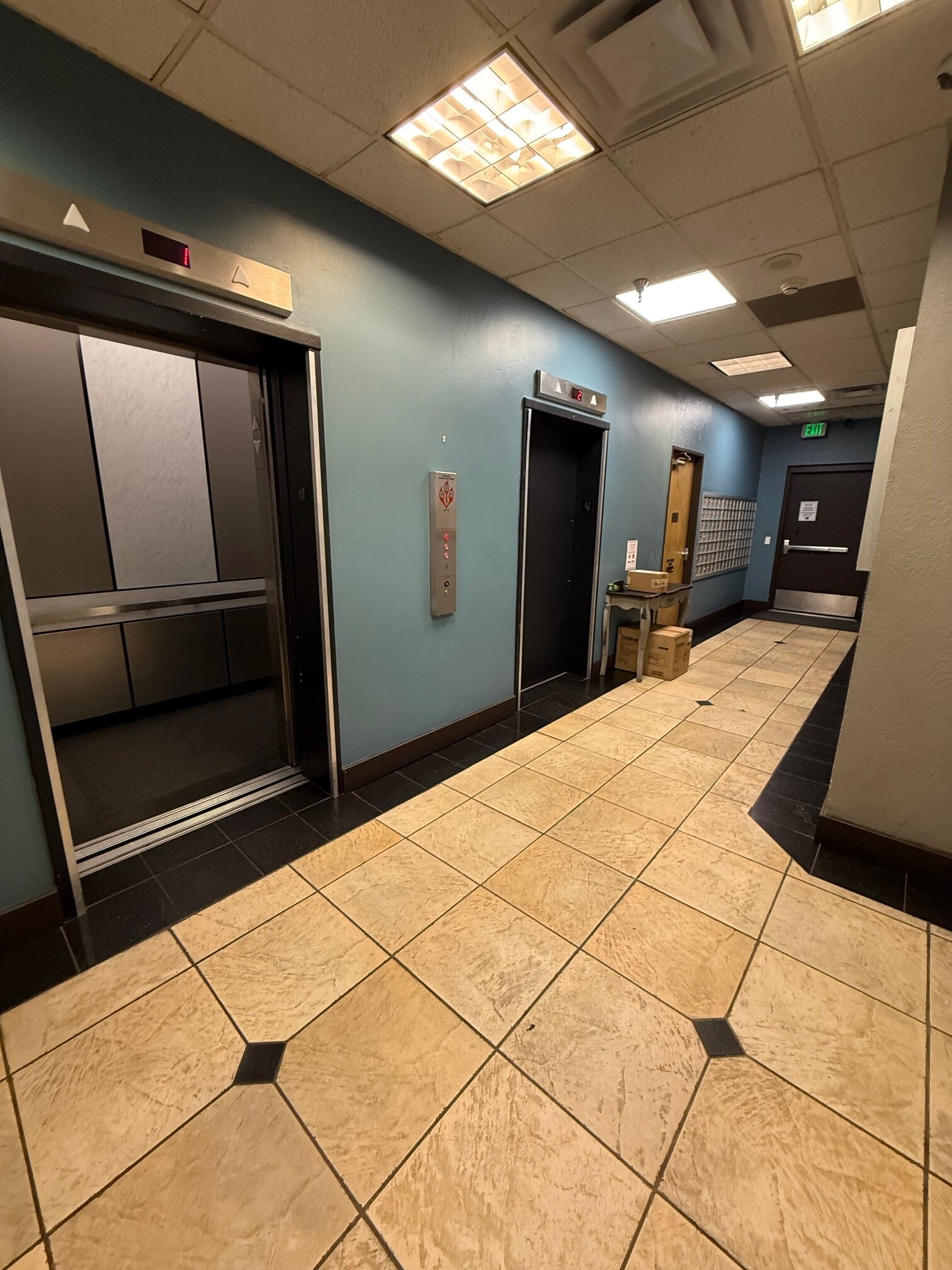 Lobby and Elevator Access - 1301 Speer Blvd