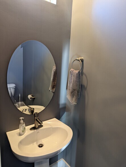 Half bathroom in main space - 529 Steel Gardens Blvd