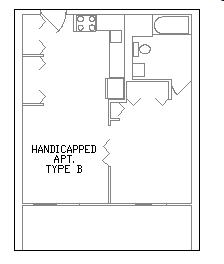 1BR/1BA - West View Towers