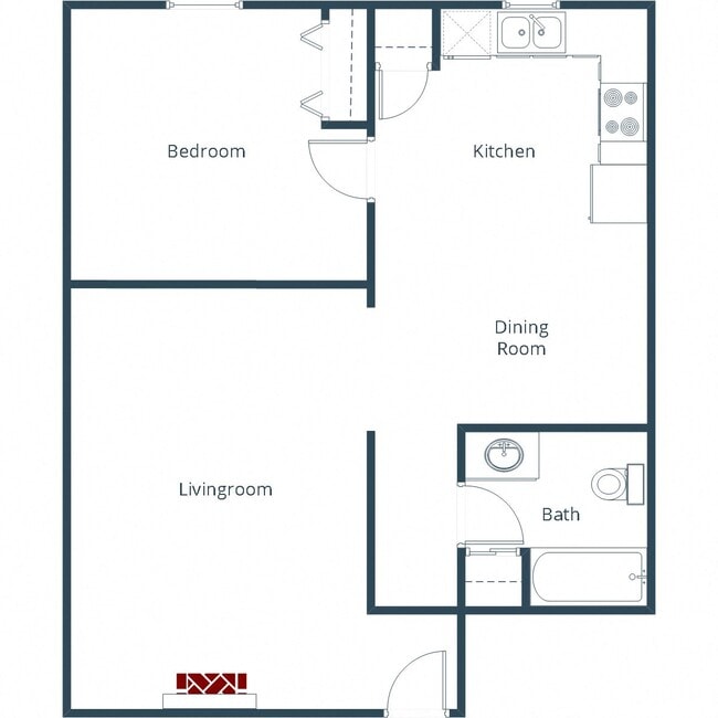Floorplan - Crown Court 1