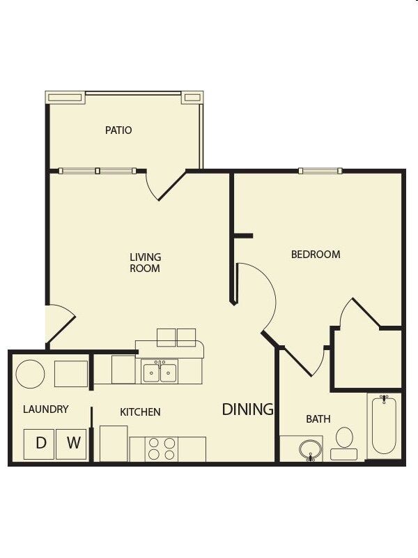 1BR/1BA - Independence Place West Fayetteville