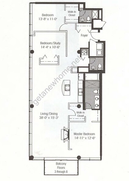 3BR/3BA - Metropolitan Place