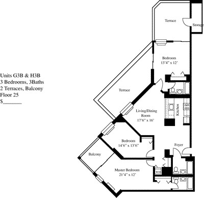 Floorplan - Portside Towers