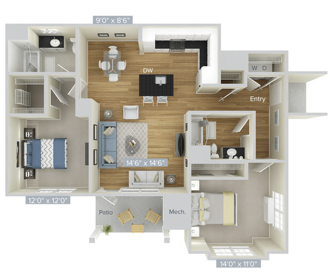 Floorplan - Avalon Somers