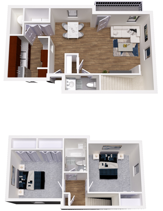 Floorplan - Fenwick Place Apartments