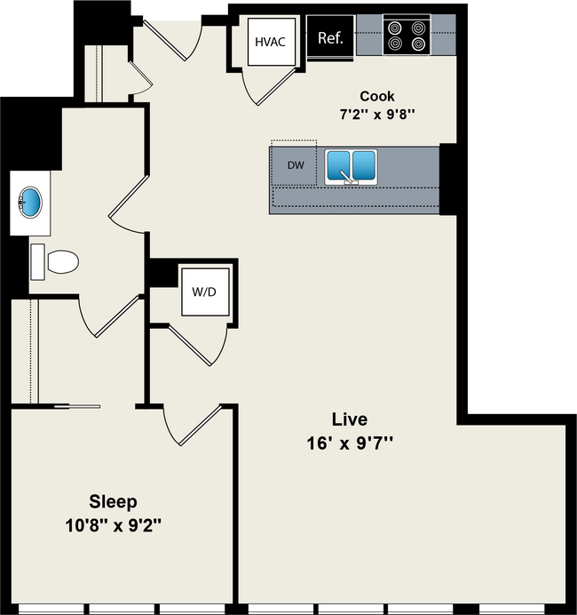 Floorplan - Reside on Green Street