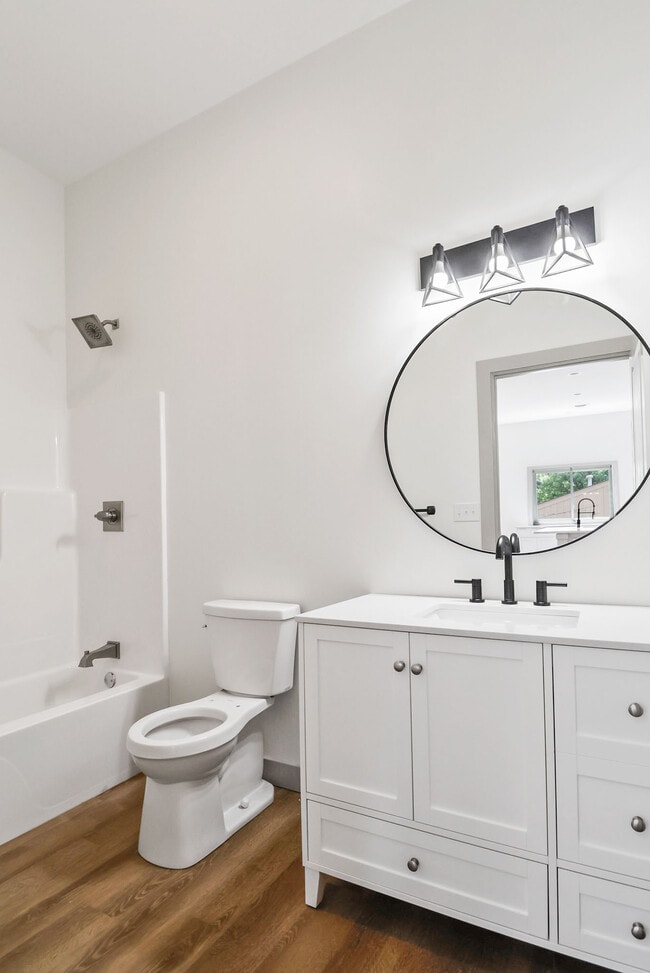 Bathroom in apartment 1. Brand new everything! - 410 Pine Lake Ave