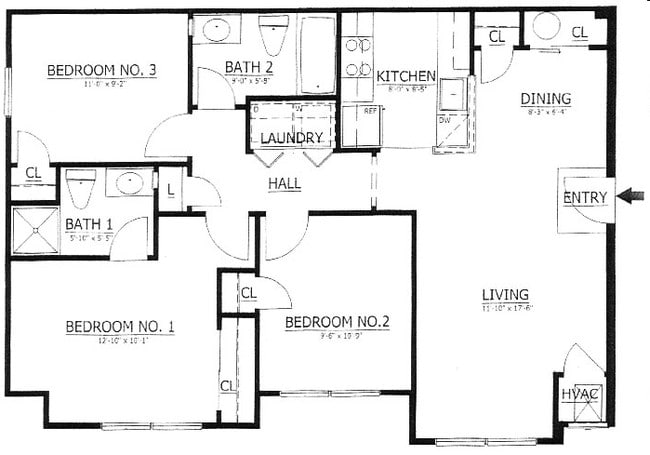 3BR/2BA - Royal Crescent