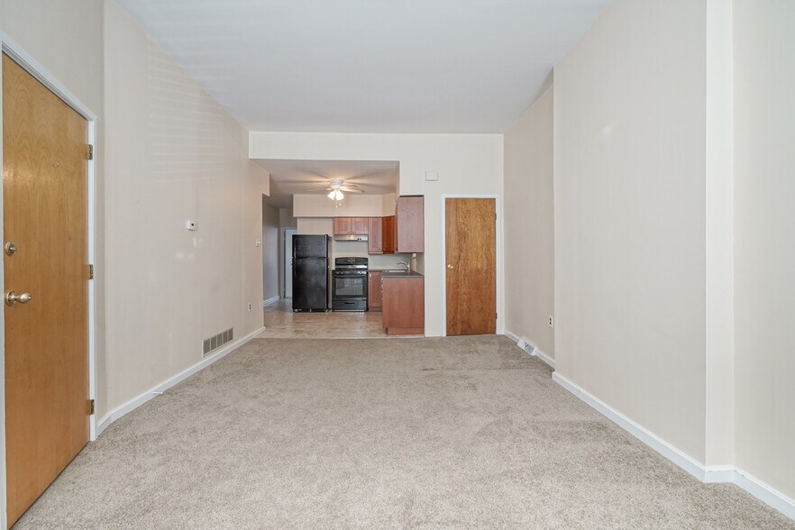 View from living room into kitchen - 1217 Snyder Ave