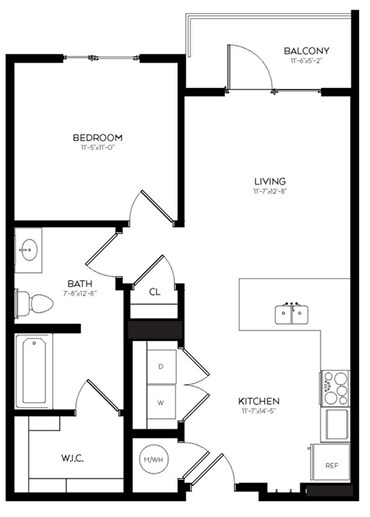 Floorplan - The Franklin at 11th Street Station