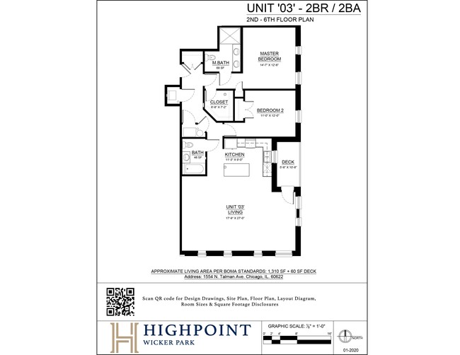 Floorplan - HIGHPOINT Wicker Park