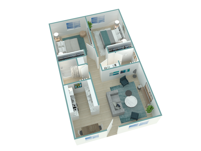 Floorplan - Terre at 1038 Peach