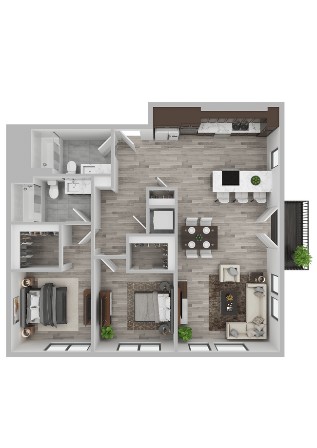 Floorplan - Hyas Point Apartments