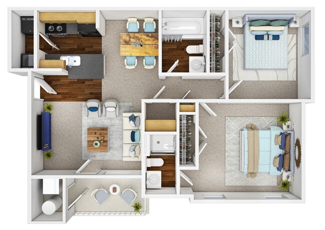 Floorplan - Mill Creek Apartments