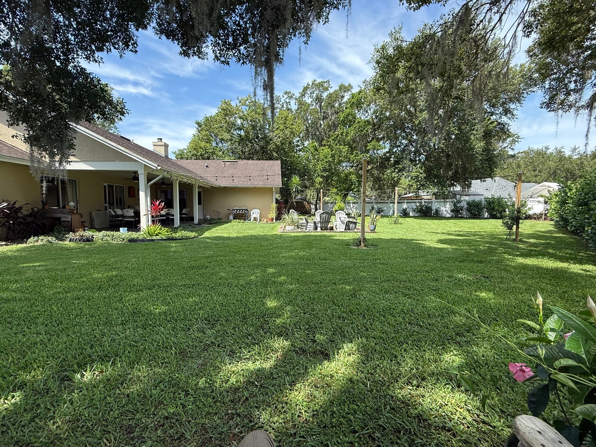 Back yard - 519 Lake Charm Ct