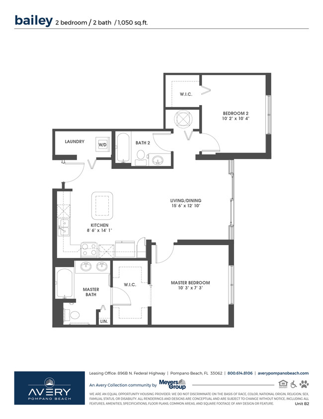 Floorplan - Saba Pompano Beach