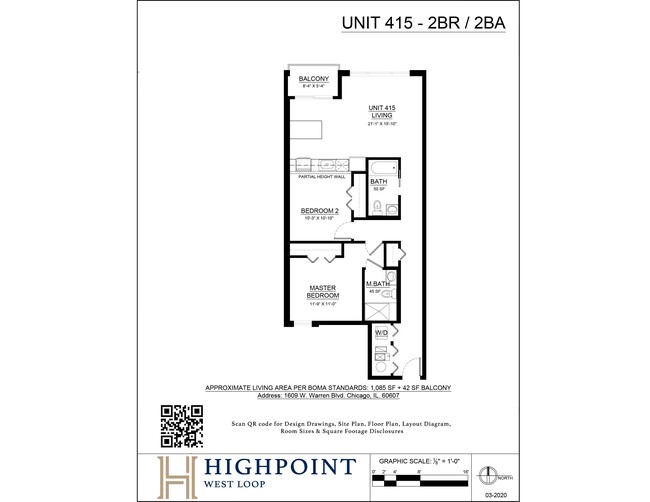 Floorplan - HIGHPOINT West Loop