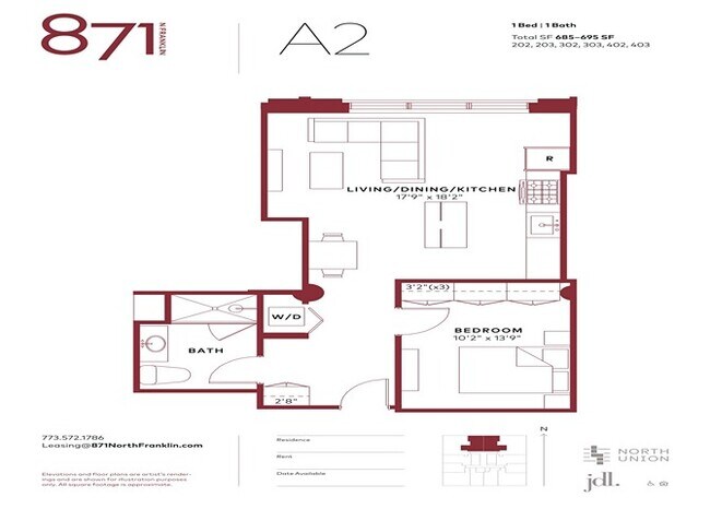 Floorplan - 871 N Franklin