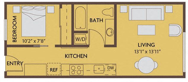 Floorplan - Greenhouse Apartments