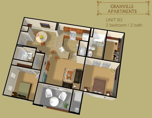 Granville Apartments 2908 Willowbrook Ct Merced CA 95348 Apartment