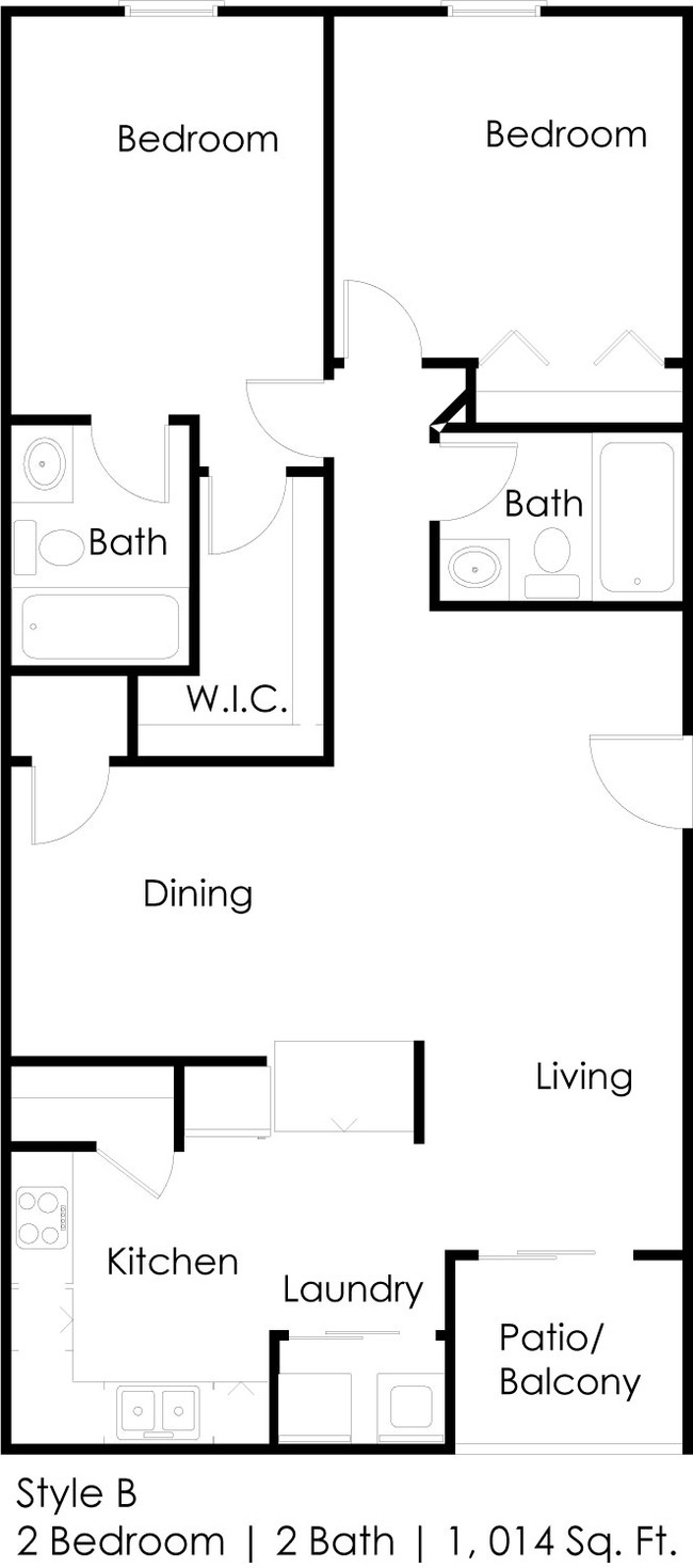 Floorplan - Regency Palms Apartments