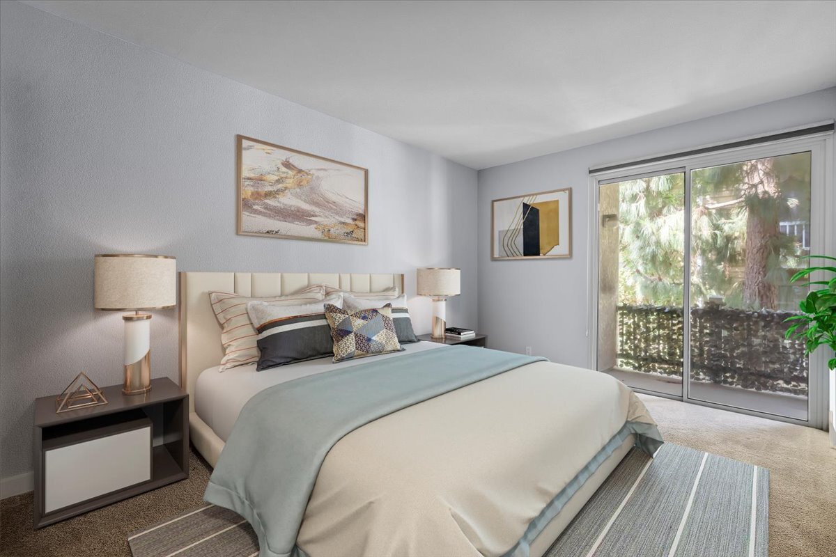 Bedroom. Virtualy Staged - 8505 Gulana Ave