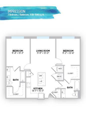 Floorplan - Gallerie Apartments