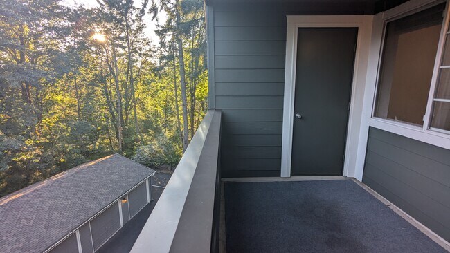 Balcony with storage room. Greet the sun! - 15433 Country Club Dr