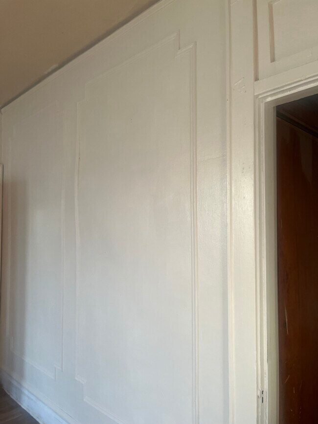 Freshly painted hallway - 477 Grove St