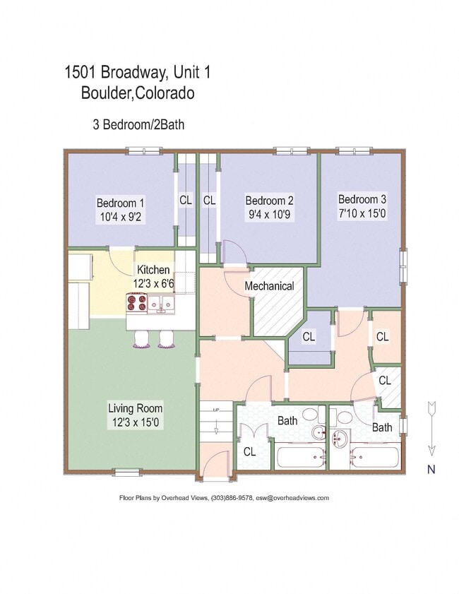 Floorplan - 1501 Broadway St