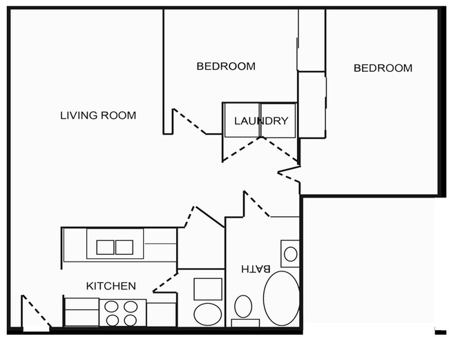 Floorplan - North Harrison Senior Apts