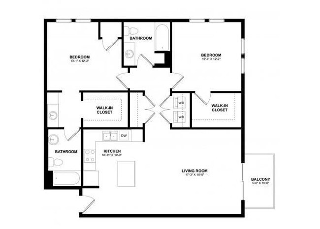 Floorplan - The Covington Apartment Homes