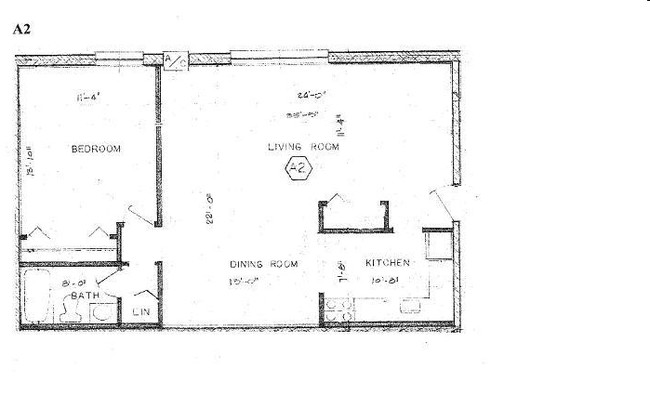 A2 1BR - Southpointe Towers