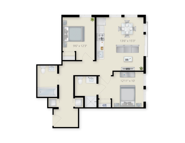 Floorplan - Plaid Apartments