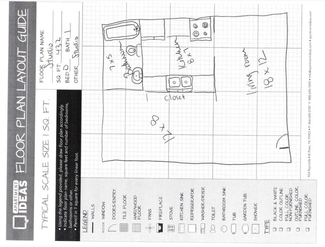 Floorplan - Arrow Apartments