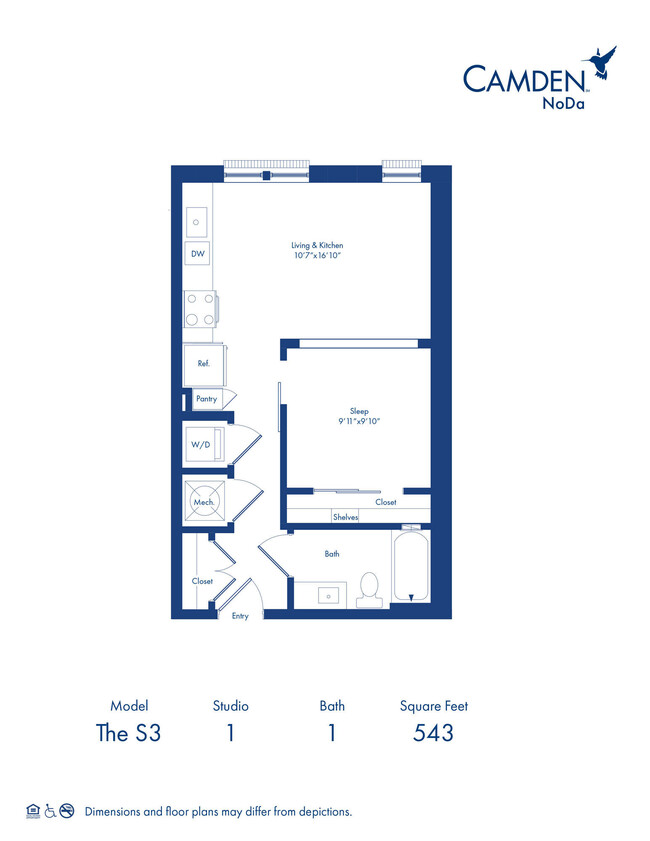 Floorplan - Camden NoDa