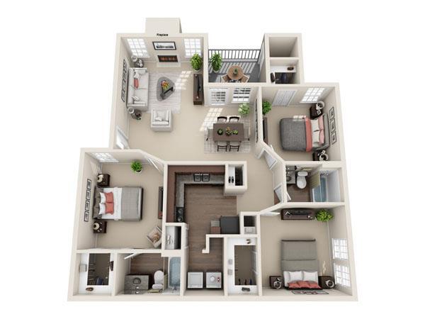 Floorplan - Signature Point Apartment Homes