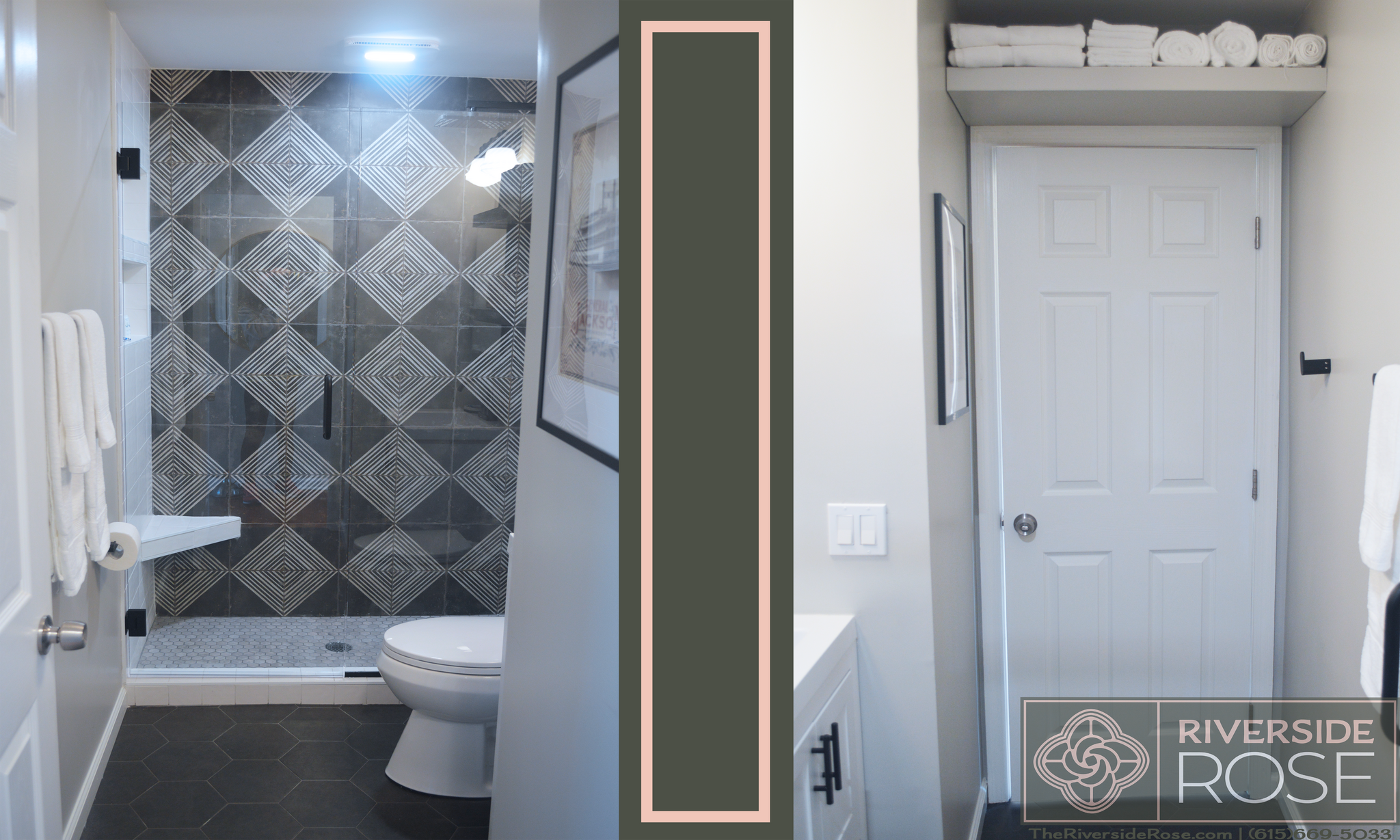 Custom tile and the stand up shower will make you feel like you're staying at a luxury hotel. - 3726 Moss Rose Dr