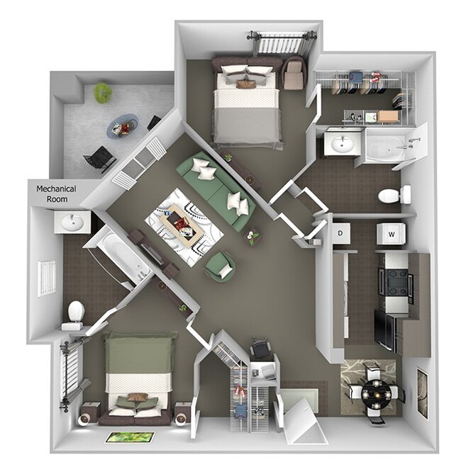 Floorplan - Antelope Ridge Apartments
