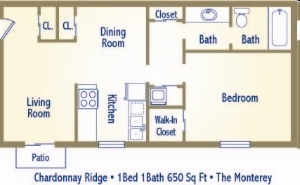 1BR/1BA - Chardonnay Ridge