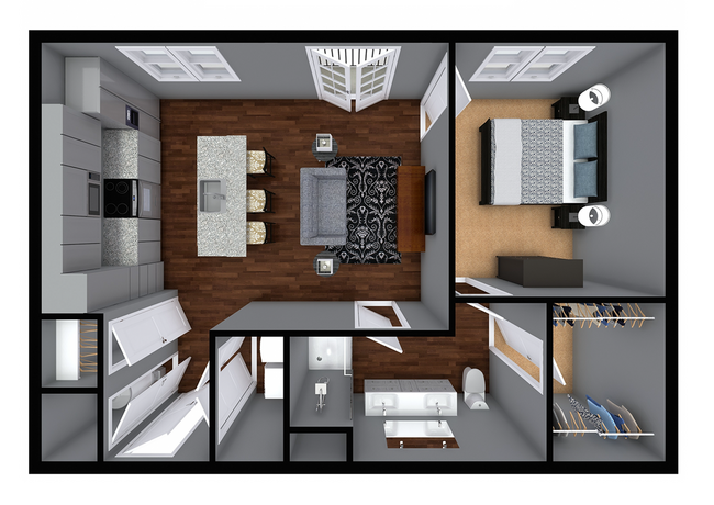 Floorplan - The Apartments at 1st on Main