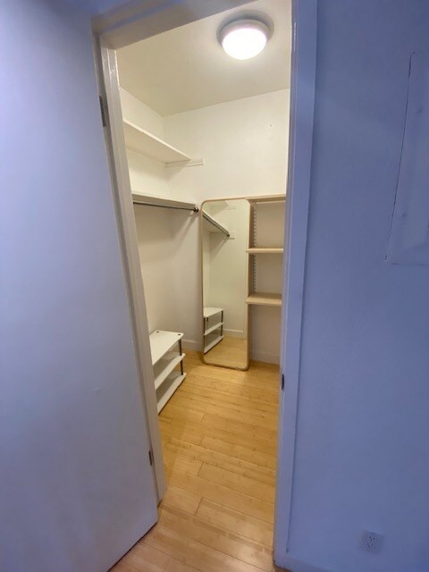 walk in closet - 1395 Lyon St