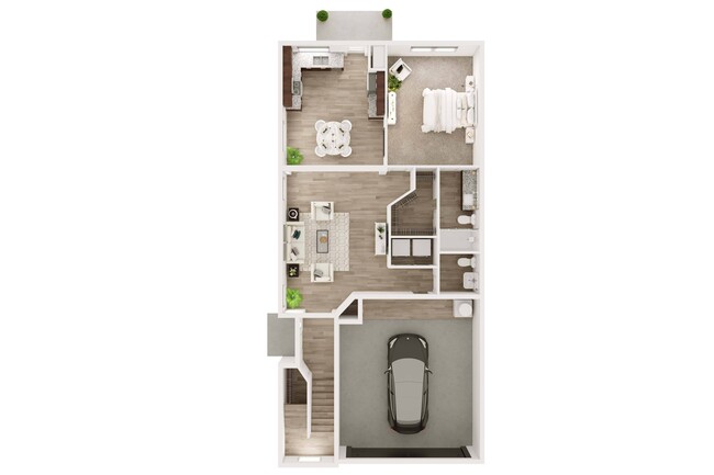 Floorplan - Townes on Tenth Townhomes